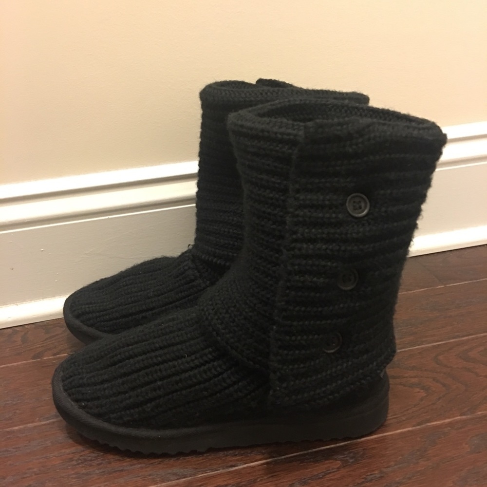 Ugg Button Knit Boots